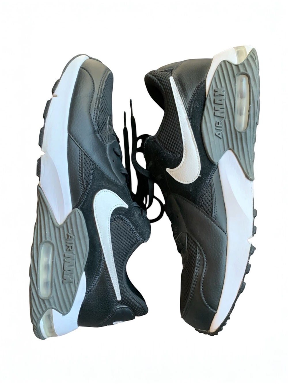 Men’s Nike Air Max Sneakers in Black and White